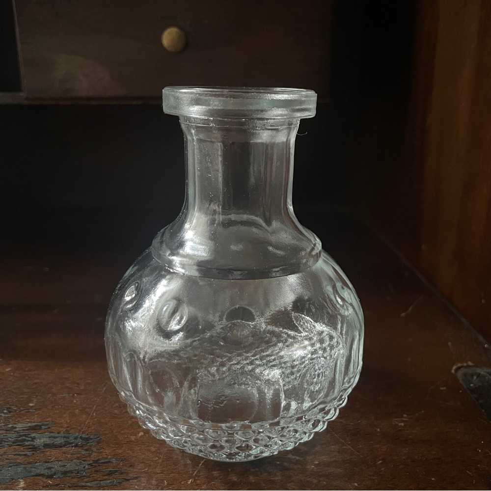 Embossed Glass Bud Vases Set - Picture 7 of 10
